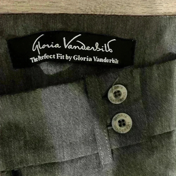 Gloria Vanderbilt Women’s Gray Dress Pants Size 14 - Picture 10 of 10